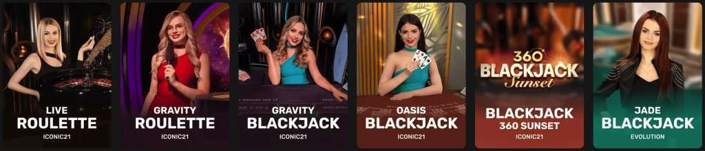 Live Casino Game at SlotMafia Casino